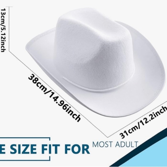 Rhinestone Western Bling White Cowboy Hat | Handcrafted | Cowboy Carter Concert - Picture 6 of 7